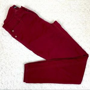 Maroon Jeans